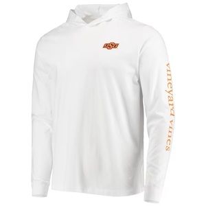 Vineyard Vines Men’s Oklahoma State Cowboys L/S Tshirt Hoodie Sz Medium NWOT